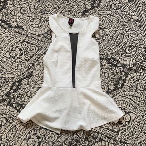 White Bebe dress shirt